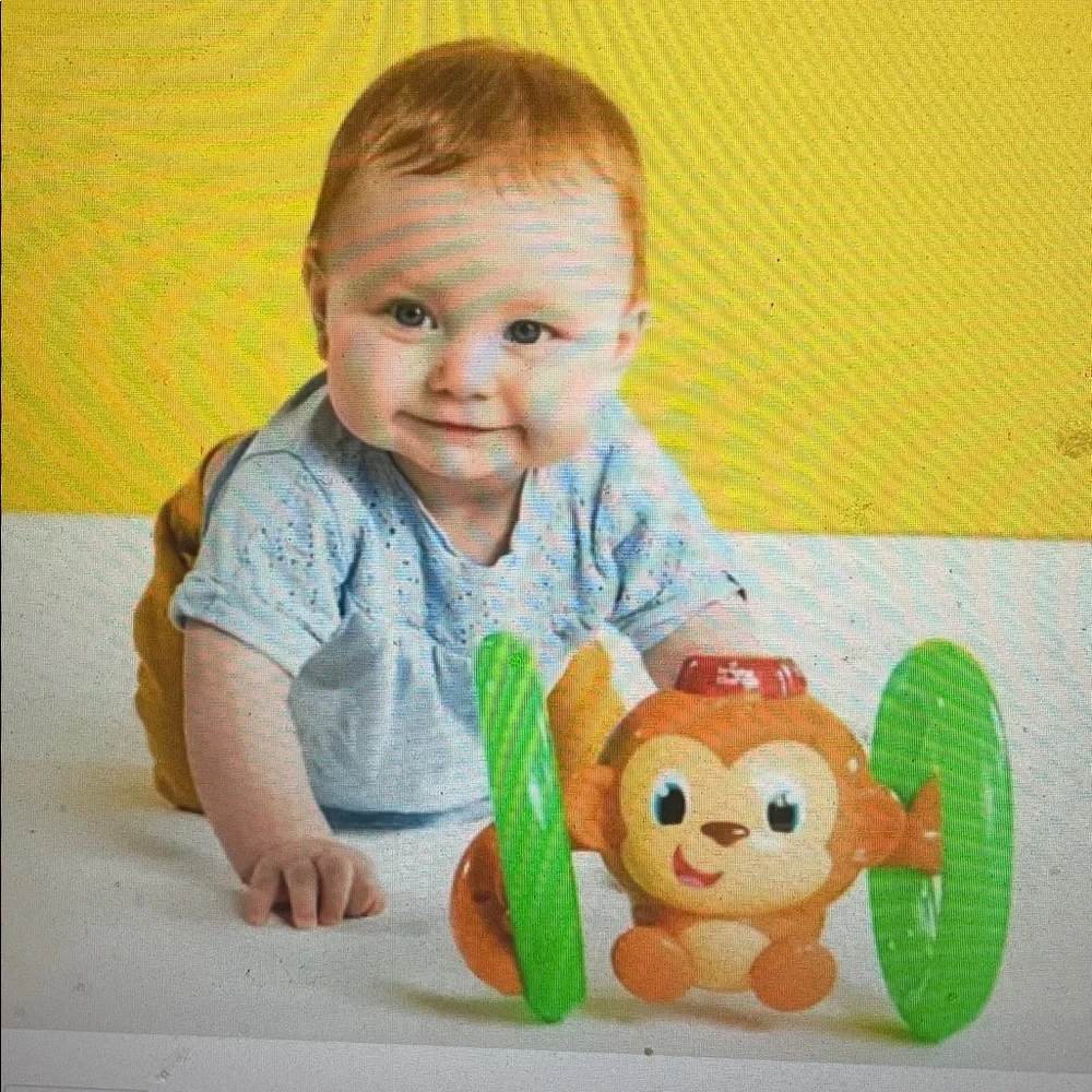 Bright Starts roll & Glow Monkey